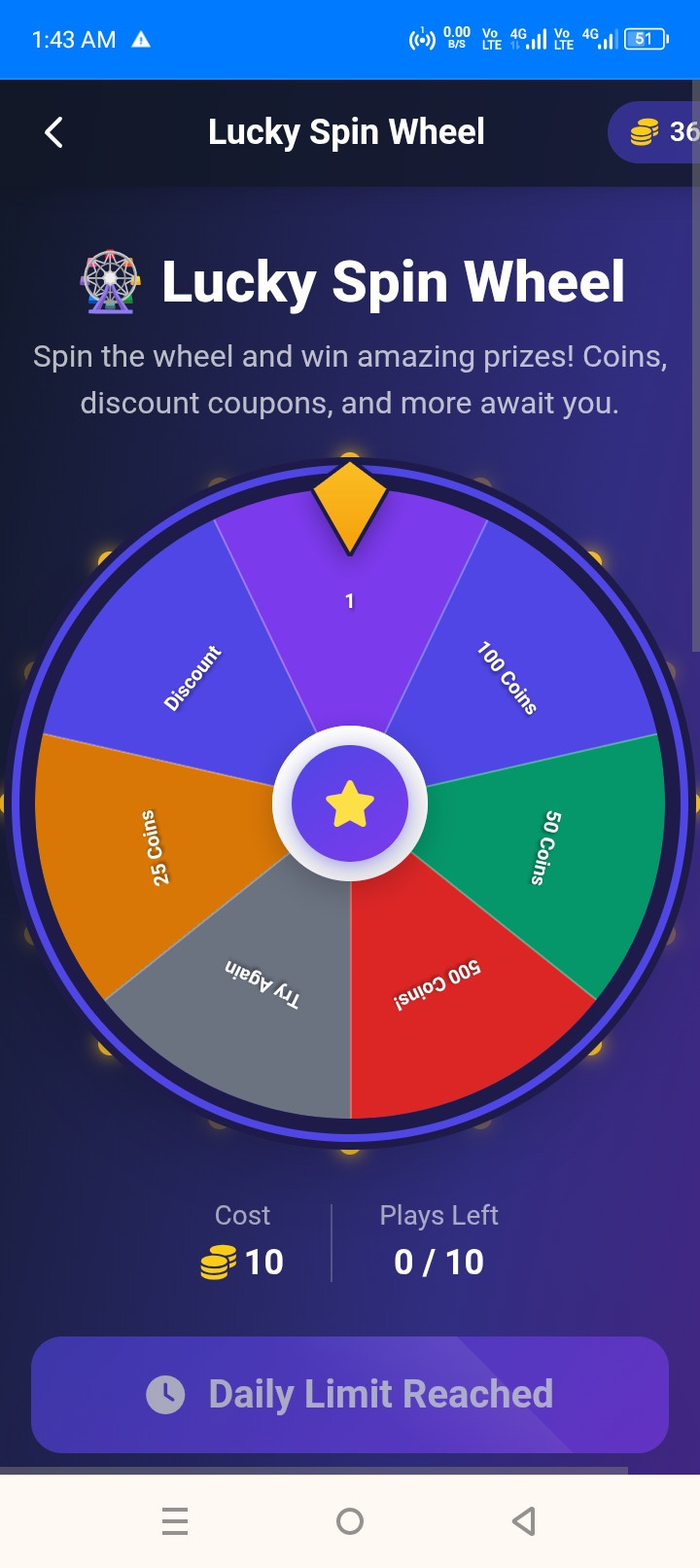 Lucky Spin Wheel